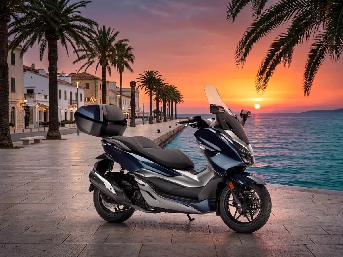 Honda Forza 250 motorcycle rental Antalya