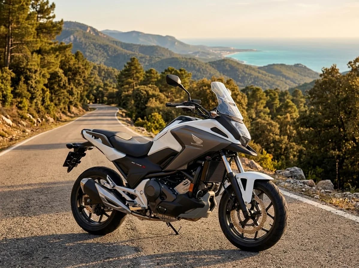 Honda NC750X DCT motorcycle rental Antalya