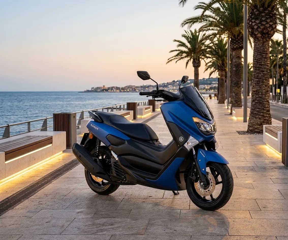 Yamaha NMAX 155 motorcycle rental Antalya